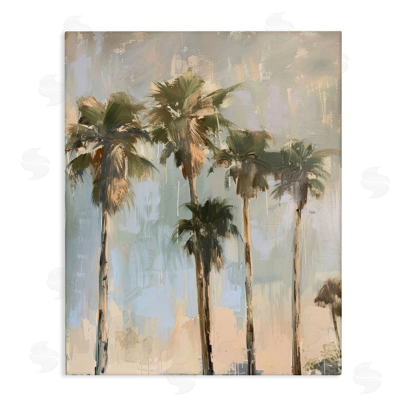 Petal Prints Design | Painterly Palm Trees