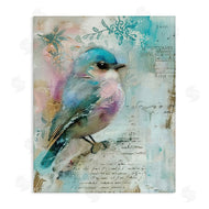 RileyB | Vintage Soft Pastel Bird