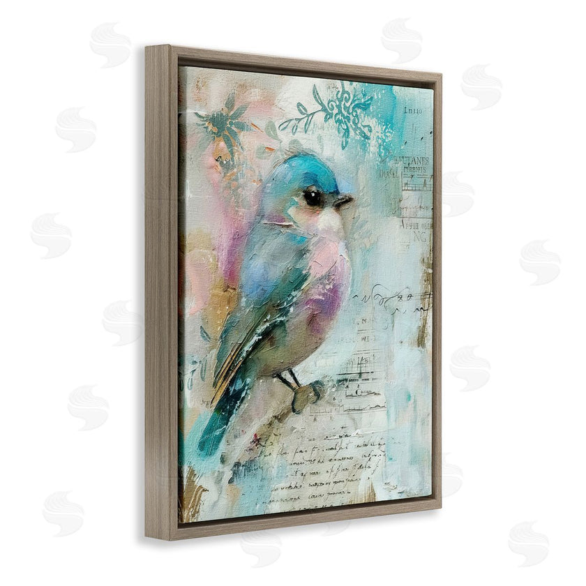 RileyB | Vintage Soft Pastel Bird