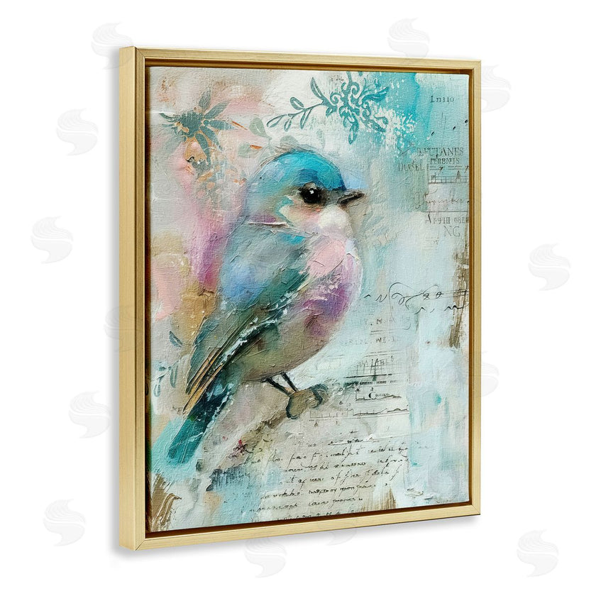 RileyB | Vintage Soft Pastel Bird