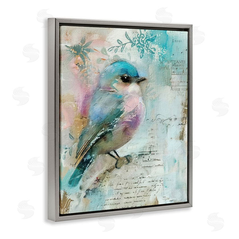 RileyB | Vintage Soft Pastel Bird