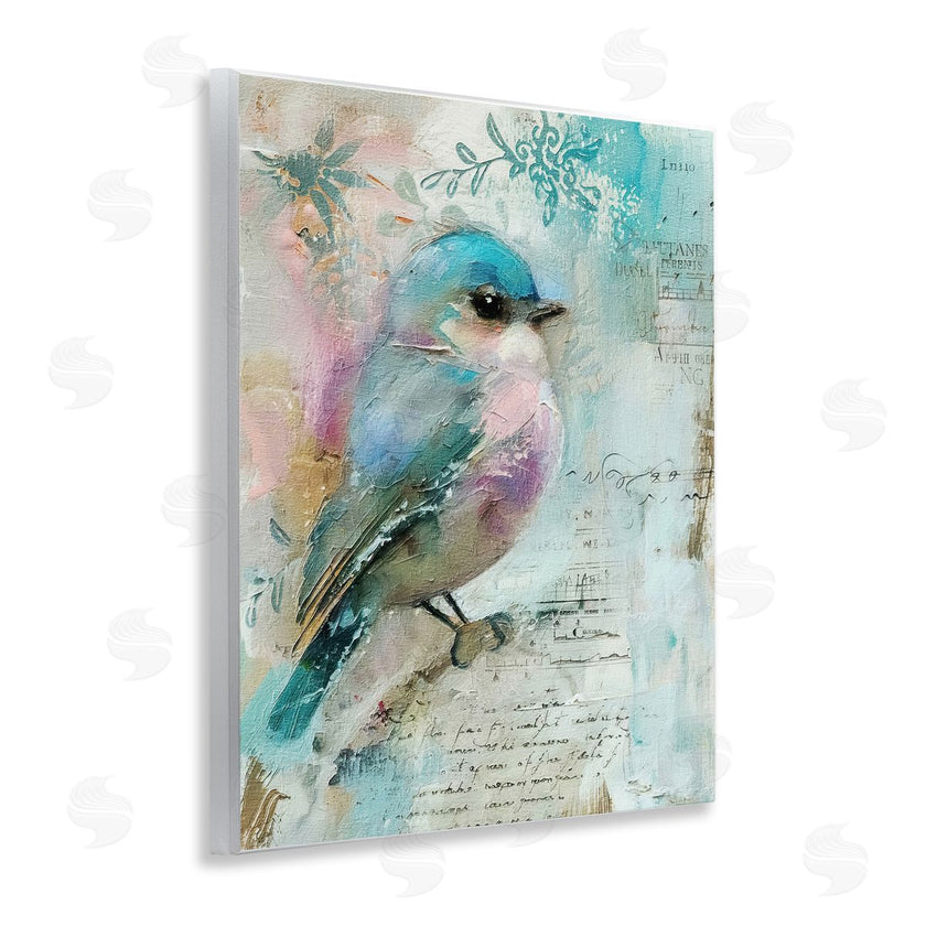RileyB | Vintage Soft Pastel Bird