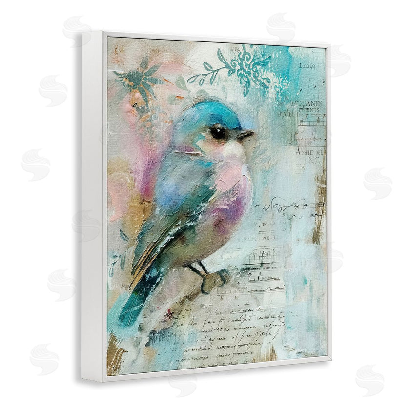 RileyB | Vintage Soft Pastel Bird