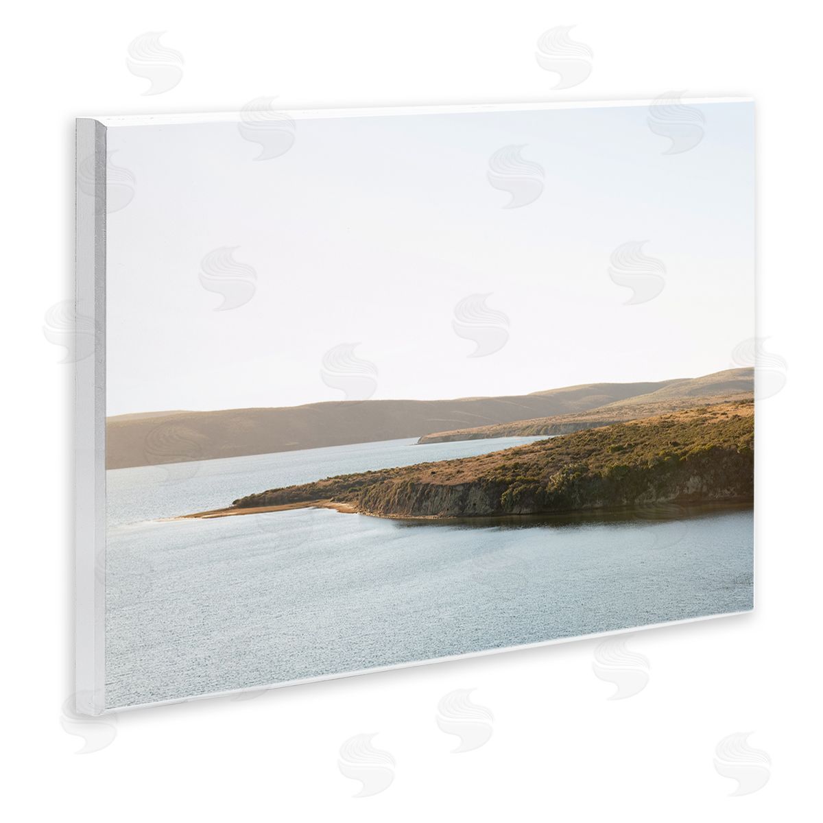 Pacific Estuary Landscape Wood Plaque Wall Art, Home Decor by Crystal Lynn Collins