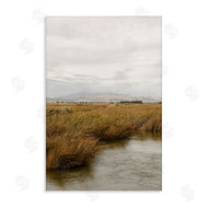 Crystal Lynn Collins | Marshland with Distant Mountain
