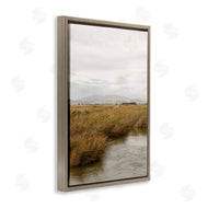 Crystal Lynn Collins | Marshland with Distant Mountain