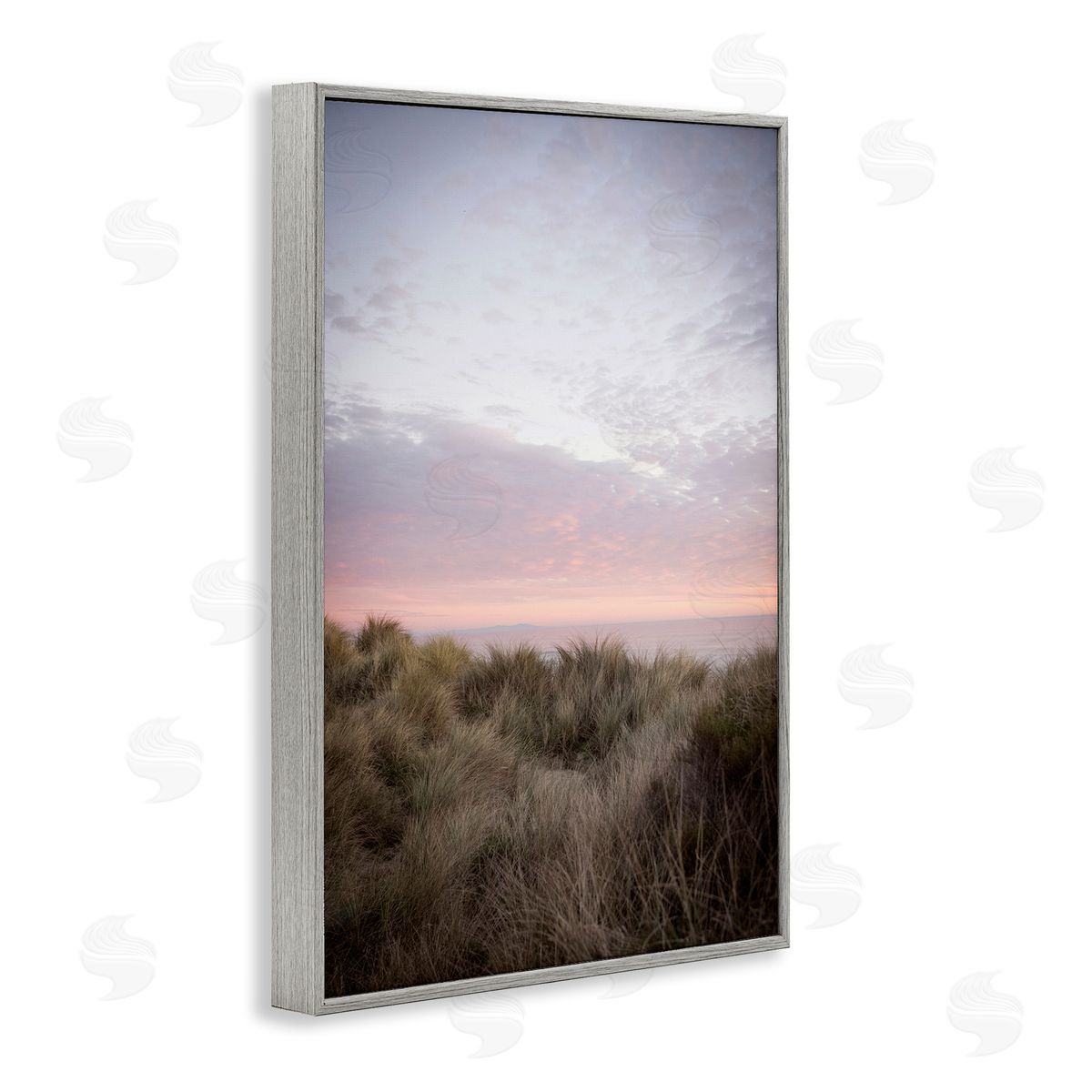 Ombre California Sunset Grey Frame Print Wall Art, Home Decor by Crystal Lynn Collins