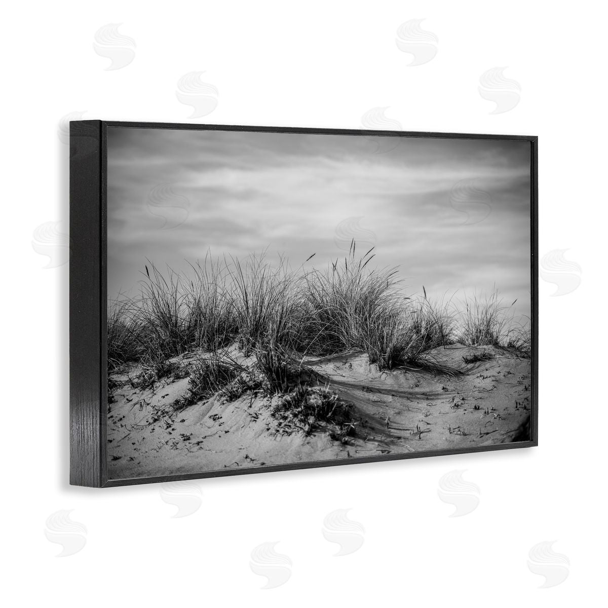 Point Reyes Beach Dunes Black Frame Print Wall Art, Home Decor by Crystal Lynn Collins
