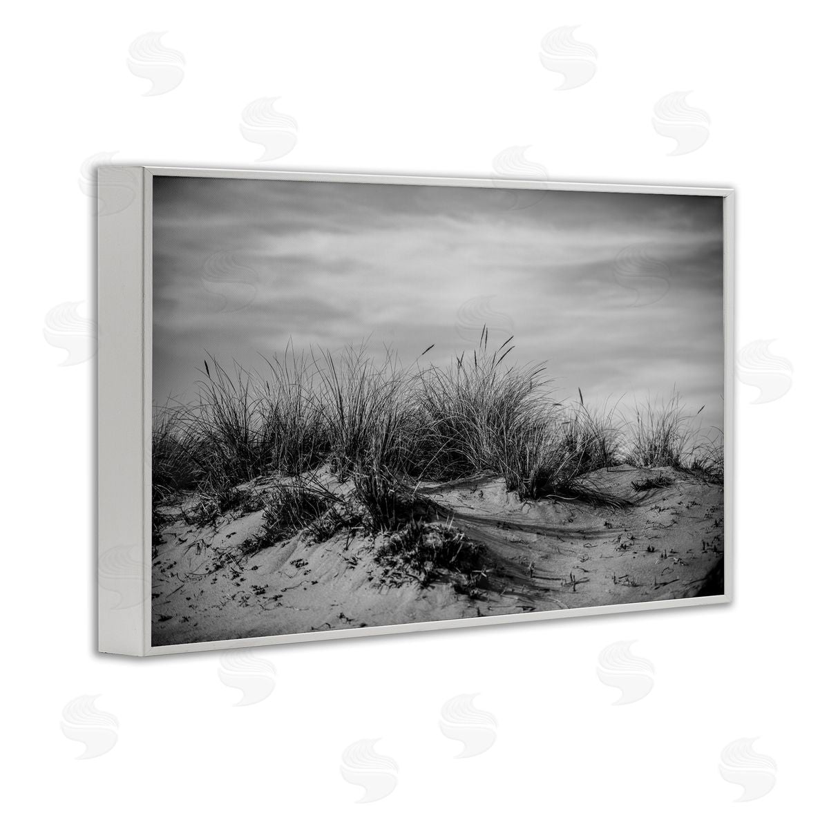 Point Reyes Beach Dunes White Frame Print Wall Art, Home Decor by Crystal Lynn Collins
