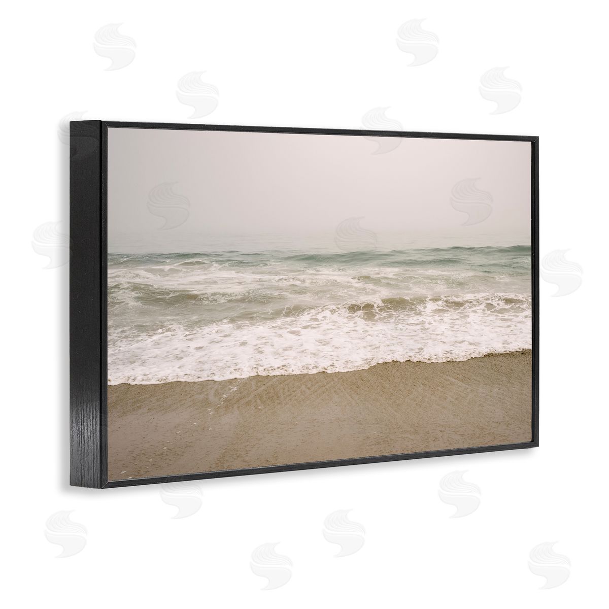 Peaceful Point Reyes Black Frame Print Wall Art, Home Decor by Crystal Lynn Collins
