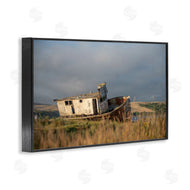 Crystal Lynn Collins | Old Shipwreck on Beach