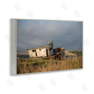 Crystal Lynn Collins | Old Shipwreck on Beach