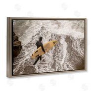 Crystal Lynn Collins | Surfer Strolling Shore