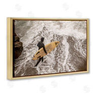 Crystal Lynn Collins | Surfer Strolling Shore