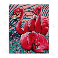 Yvette St. Amant | Tropical Paradise Flamingos