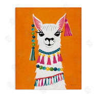 Yvette St. Amant | Festive Llama Portrait