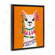 Yvette St. Amant | Festive Llama Portrait