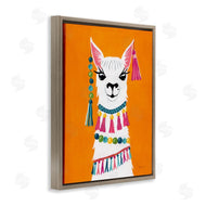 Yvette St. Amant | Festive Llama Portrait