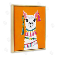 Yvette St. Amant | Festive Llama Portrait