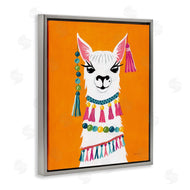 Yvette St. Amant | Festive Llama Portrait