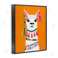Yvette St. Amant | Festive Llama Portrait