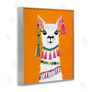 Yvette St. Amant | Festive Llama Portrait
