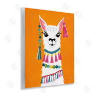 Yvette St. Amant | Festive Llama Portrait