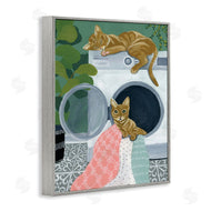 Yvette St. Amant | Cuddling Laundry Cats