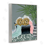 Yvette St. Amant | Cuddling Laundry Dogs