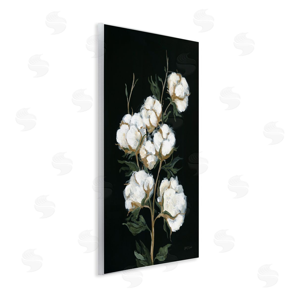 Vintage Stems of Cotton Wood Plaque Wall Art, Home Decor by Yvette St. Amant