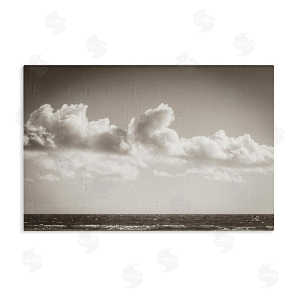 Clouds over Venice Beach Canvas Wall Art, Home Decor by Nathan Larson
