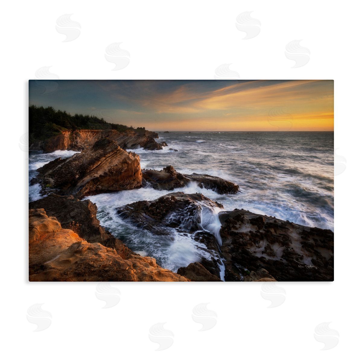 Nautical Shore Acres Canvas Wall Art, Home Decor by Alan Majchrowicz
