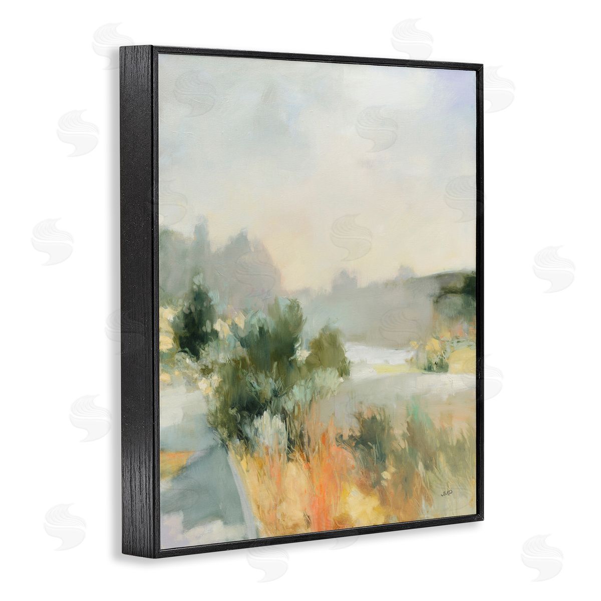 Along The Path Landscape Black Frame Print Wall Art, Home Decor by Julia Purinton