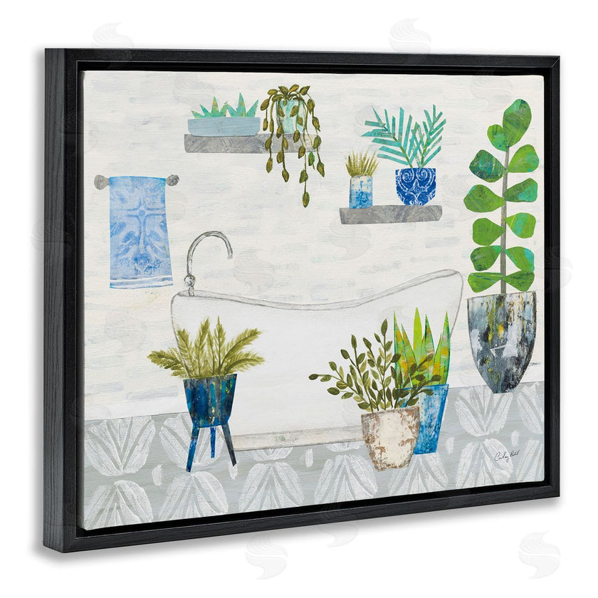 Courtney Prahl | Rustic Botanical Bathroom