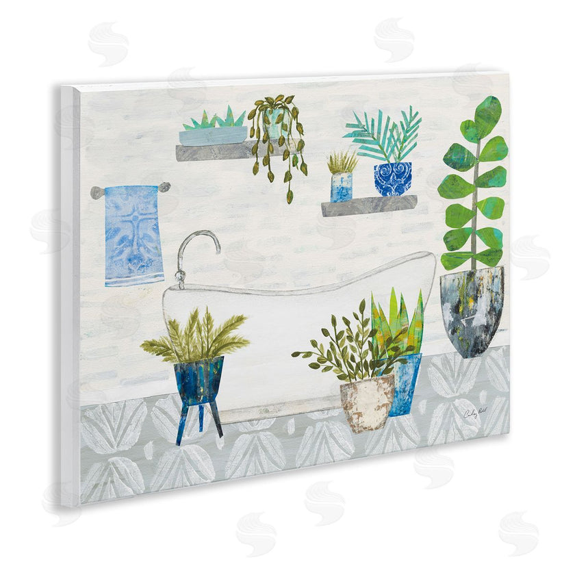Courtney Prahl | Rustic Botanical Bathroom