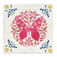 Yvette St. Amant | Pink Folk Butterfly