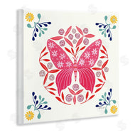 Yvette St. Amant | Pink Folk Butterfly