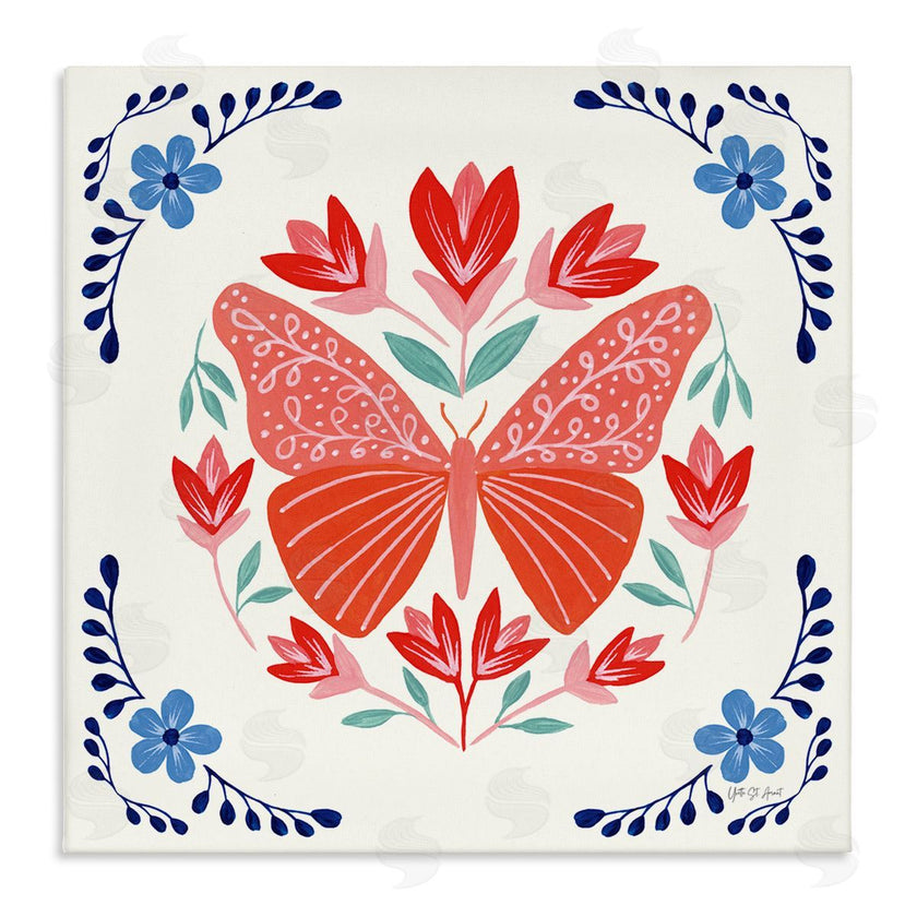 Yvette St. Amant | Orange Folk Butterfly