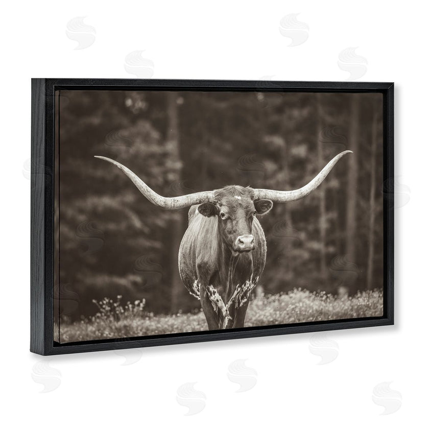 Nathan Larson | Longhorn Among Flowers