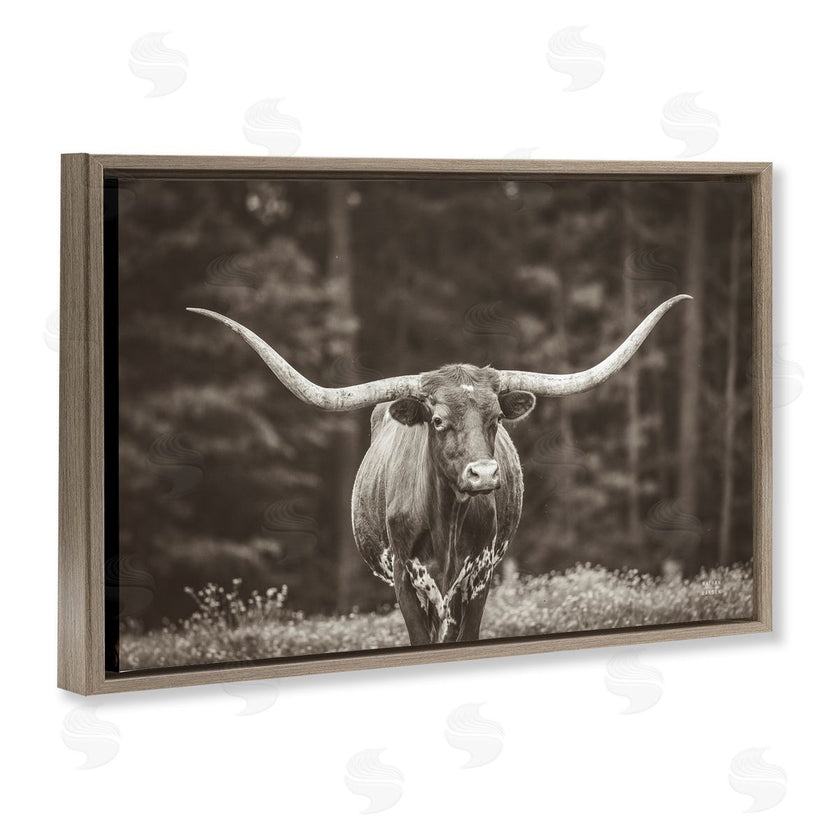 Nathan Larson | Longhorn Among Flowers