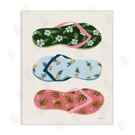Yvette St. Amant | Tropical Flip Flops