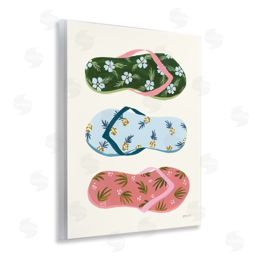 Yvette St. Amant | Tropical Flip Flops