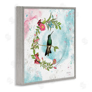 Katie Pertiet | Hummingbird within Wreath
