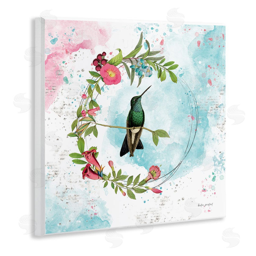 Katie Pertiet | Hummingbird within Wreath