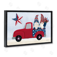 Yvette St. Amant | Patriotic Gnomes in Truck