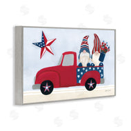 Yvette St. Amant | Patriotic Gnomes in Truck