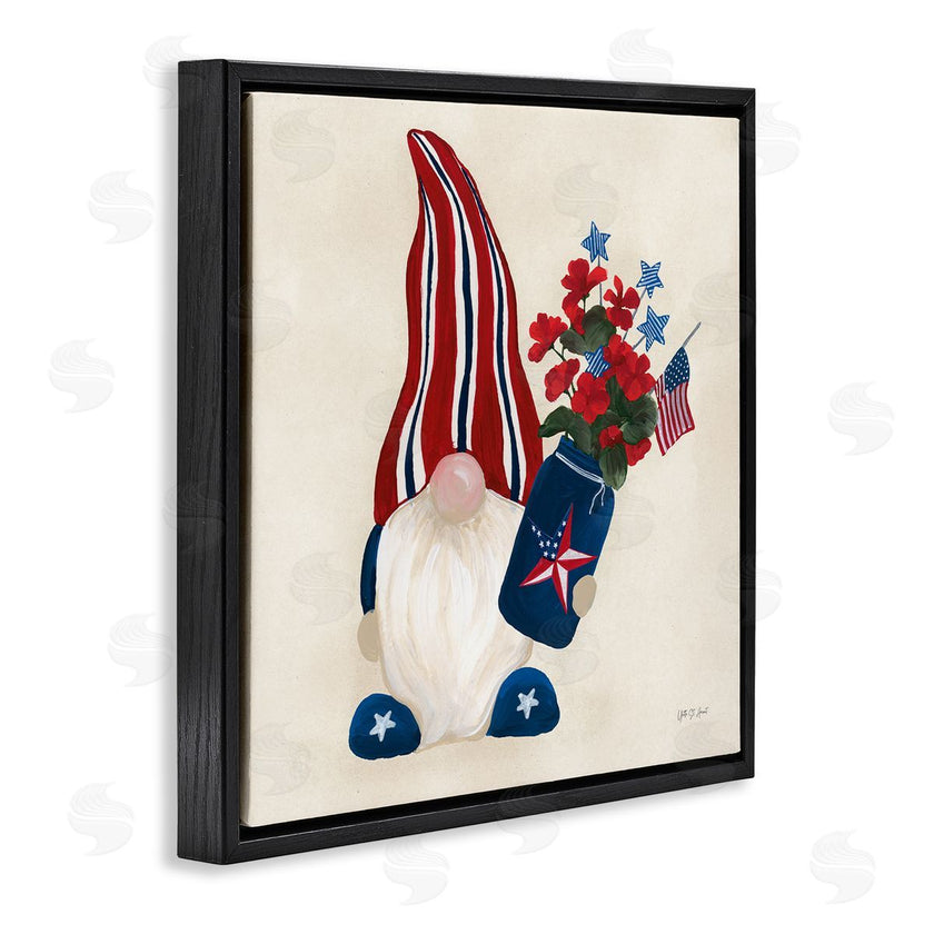 Yvette St. Amant | Patriotic Gnome & Flowers