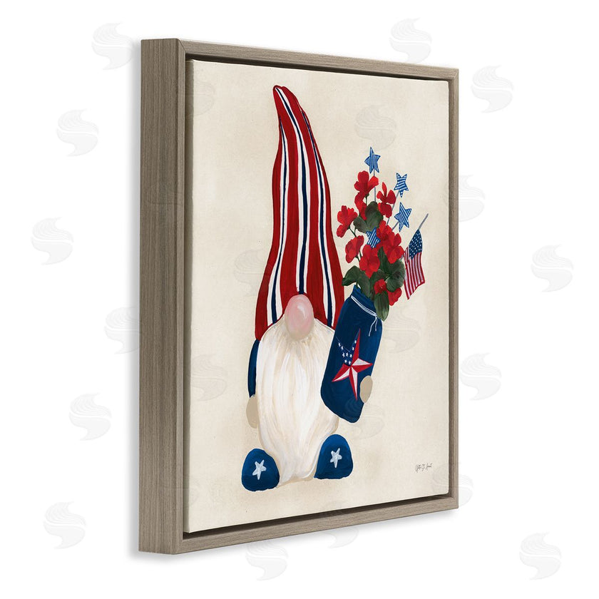 Yvette St. Amant | Patriotic Gnome & Flowers