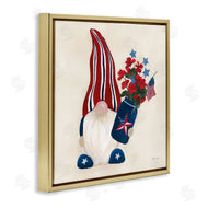 Yvette St. Amant | Patriotic Gnome & Flowers