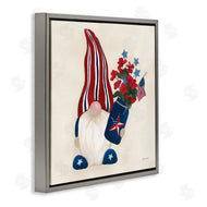 Yvette St. Amant | Patriotic Gnome & Flowers